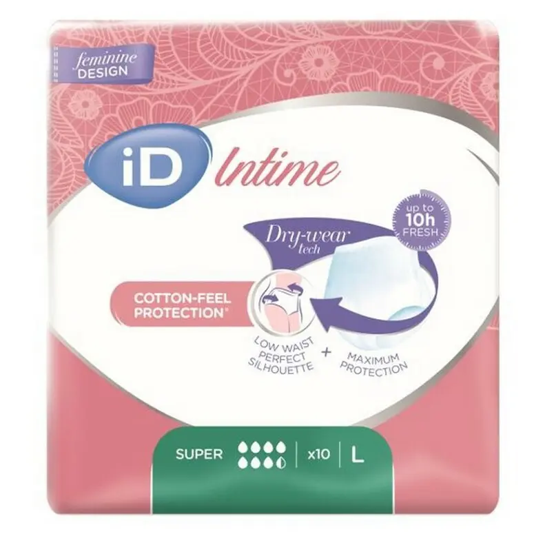 6377_ID PANTS INTIME SUPER PLENKOVE KALHOTKY NAVLEKACI VEL. L, BOKY 100-145 CM, 1395 ML, 10 KS